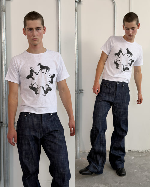 Slub Cotton Raglan Tee